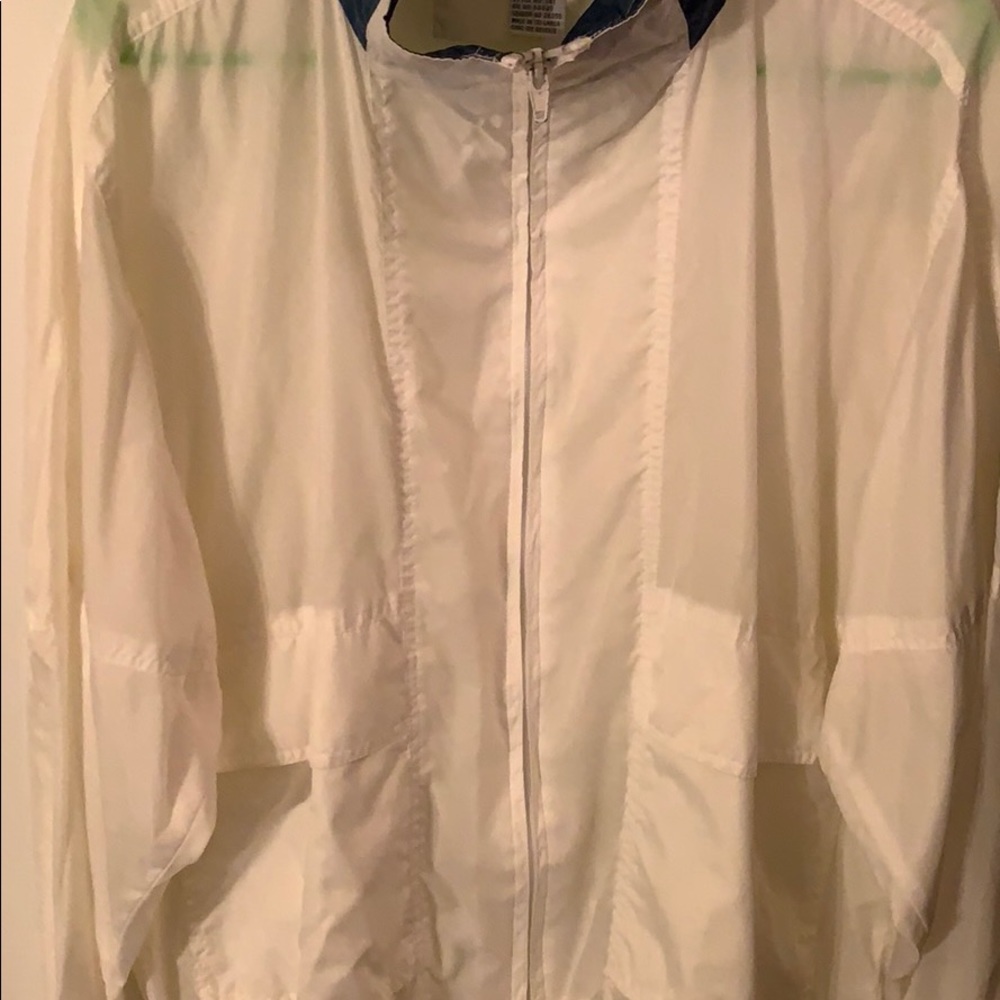 White Transparent Rain Jacket - image 3